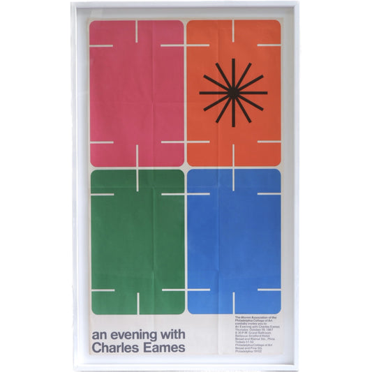 Product photo of "An Evening With Charles Eames Poster,1967 Screen print on paper" of THE ONE&ONLY
