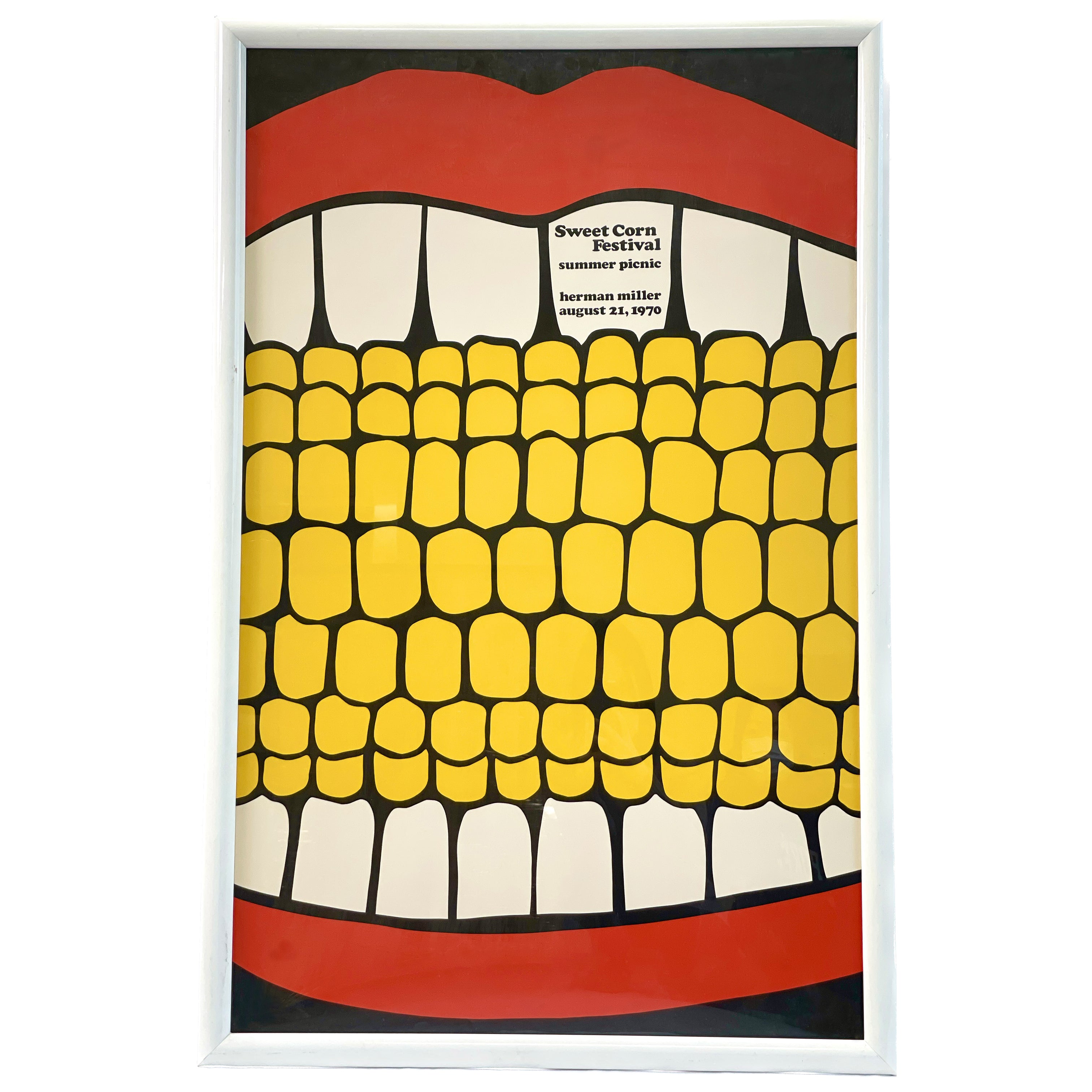 Herman Miller Sweet Corn Festival summer picnic poster, 1970 – THE ONE &  ONLY